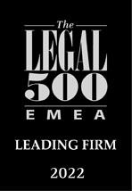 Legal 500 - 2022 EMEA Leading Firm